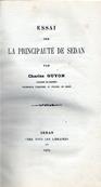 Essai sur la Principauté de Sedan (Guyon)