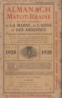 Almanach Matot Braine 1928