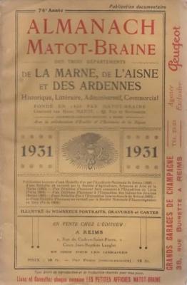 Almanach Matot Braine 1931