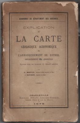 Explication de la carte géologique agronomique de l'arrondissement de Rethel, Meugy, Nivoit