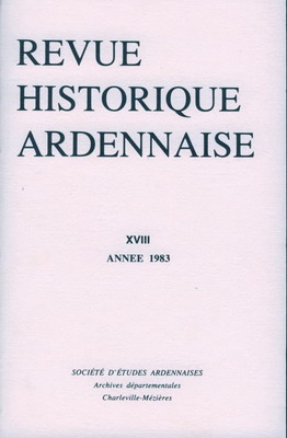 Revue Historique Ardennaise 1983 N° 18