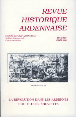 Revue Historique Ardennaise 1990 N° 25