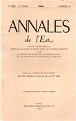 Annales de l'Est 1958 N 4