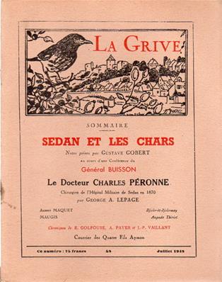 La Grive N° 58, juillet 1948