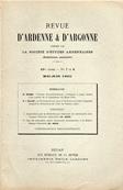 Revue d'Ardenne et d'Argonne 1905 N° 7 / 8