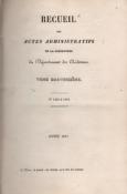 Recueil des actes administratifs de la préfecture des Ardennes 1847