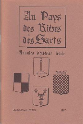 Au Pays des Rièzes et des Sarts 1987 N° 109