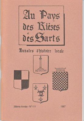 Au Pays des Rièzes et des Sarts 1987 N° 111