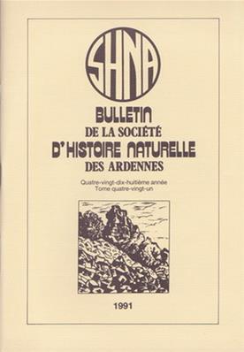 Bulletin de la Société d'Histoire Naturelle des Ardennes N° 81