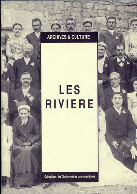 Dictionnaire patronymique : Les Rivière