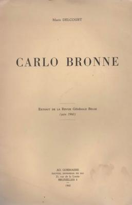 Carlo Bronne, Marie Delcourt