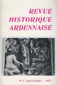 Revue Historique Ardennaise 1971 N° 5