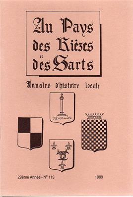 Au pays des Riezes et des Sarts 1989 N° 113