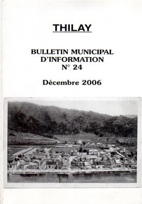 Bulletin municipal Thilay N° 24