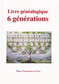 Livre généalogique 6 générations