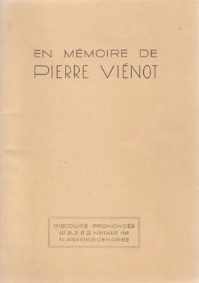 En mémoire de Pierre Viénot