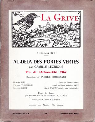 La Grive N° 117, janvier 1963