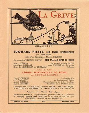 La Grive N° 93 édition de luxe