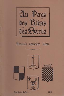 Au Pays des Rièzes et des Sarts 1978 N° 74