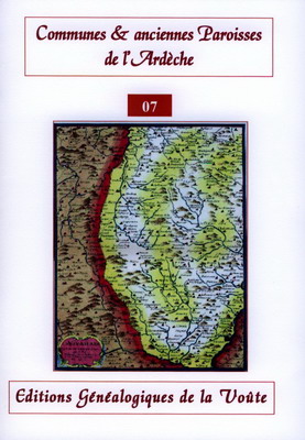 Communes et anciennes paroisses de l'Ardèche