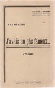 J'avais un gâs fameux ..., Clodomir Lambert