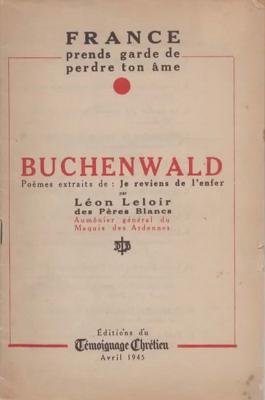 Buchenwald, poèmes, Léon Leloir