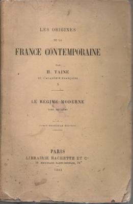 Les origines de la France Contemporaine , Volume 10, H. Taine