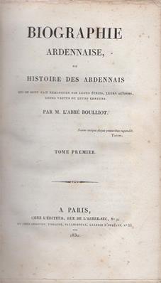 Biographie ardennaise, Abbé Boulliot