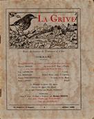 La grive N 8 , juillet 1930