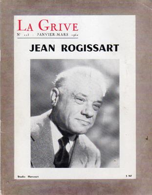 La Grive N° 113, Jean Rogissart