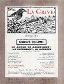 La Grive N 129 / 130, janvier 1966