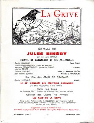 La Grive N° 137, janvier 1968