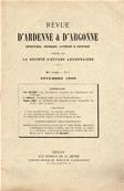 Revue d'Ardenne et d'Argonne 1900 N° 1