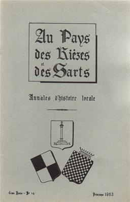 Au Pays des Rièzes et des Sarts 1963 N° 14