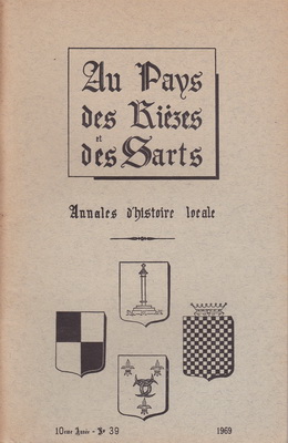 Au Pays des Rièzes et des Sarts 1969 N° 39