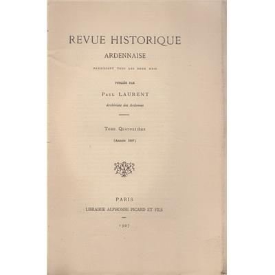 Revue Historique Ardennaise 1907