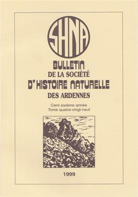 Bulletin de la Société d'Histoire Naturelle des Ardennes N° 89