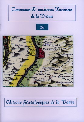 Communes et anciennes paroisses de la Drôme