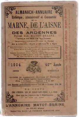 Almanach Matot Braine 1904
