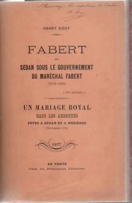 Fabert, Henry Rouy