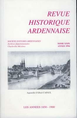 Revue Historique Ardennaise 1994 N° 29