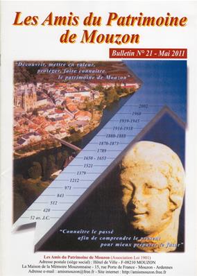 Les Amis du patrimoine de Mouzon N° 21,mai 2011