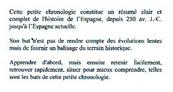 Petite chronologie de l'histoire de l'Espagne