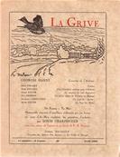 La Grive N 40, avril 1938