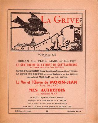 La Grive N° 59 édition de luxe