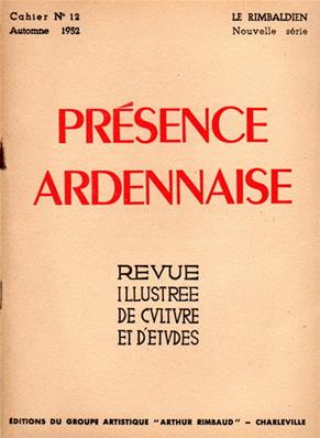 Présence Ardennaise N° 12 automne 1952