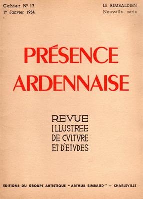 Présence Ardennaise N° 17 janvier 1954