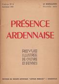 Présence Ardennaise N° 8 automne 1951