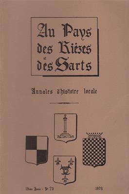 Au Pays des Rièzes et des Sarts 1978 N° 73