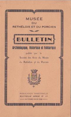 Bulletin archéologique historique et folklorique du Rethélois et du Porcien N° 17
